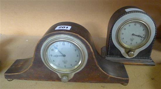 2 Smiths mantel clocks